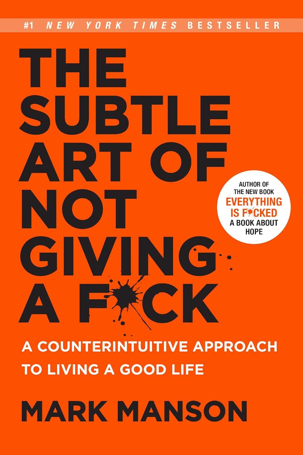 Cover Image for The Subtle Art of Not Giving a Fuck